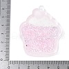 Transparent Printed Acrylic Pendants OACR-E042-03F-3