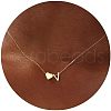 Simple Style Adjustable 316L Surgical Stainless Steel Heart and Initial Pendant Necklaces for Women WG95AEF-22-1