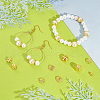  600Pcs 10 Style Plated Iron Fancy Bead Caps IFIN-NB0001-42-2