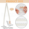 CRASPIRE 1Pc Acrylic Pearl Braided Stretch Chain Belts AJEW-CP0008-12B-2