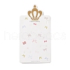 Rectangle Crown Earring Display Cards CDIS-P007-D01-1