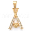 304 Stainless Steel Pendants STAS-K214-33G-1