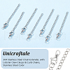 Unicraftale 304 Stainless Steel Chain Extender FIND-UN00014-5