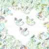 UV Plating Transparent Acrylic Beads MACR-F083-11A-1