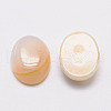 Oval Natural Agate Cabochons G-K020-40x30mm-06-2