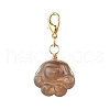Paw Print Acrylic Pendant Decorations HJEW-JM03331-4