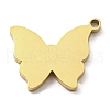Ion Plating(IP) 316L Surgical Stainless Steel Pendants STAS-M317-02G-2