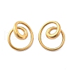 304 Stainless Steel Stud Earrings EJEW-D319-02G-4
