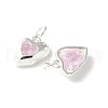 Brass Micro Pave Cubic Zirconia Pendants KK-U067-10S-03-2