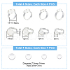 Unicraftale DIY Blank Dome Ring Making Kit DIY-UN0004-76-4