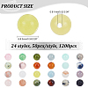  1200Pcs 24 Styles Natural Mixed Gemstone Beads Sets G-NB0005-21-2