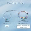 ARRICRAFT 12Pcs 3 Styles Alloy Tortoise & & Resin Shell & Starfish Beaded Anklets Set AJEW-AR0001-66-2