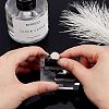 Transparent Acrylic Jewelry Display Stand Ring Showcase Display Holder RDIS-WH0010-02-3