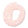 Plating Natural Selenite Beads Strands G-G120-A01-02-02-3