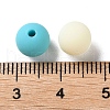 Rubberized Style Imitated Silicone Acrylic Beads MACR-D029-01M-3