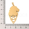 304 Stainless Steel Pendants STAS-S150-01G-B-3