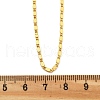Brass Link Chain Necklaces for Women NJEW-D302-30G-5