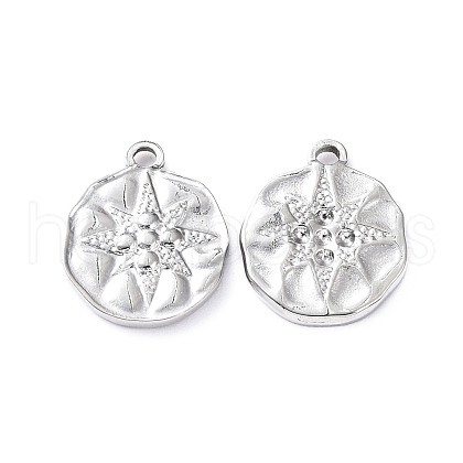 Non-Tarnish 304 Stainless Steel Pendants STAS-P324-32P-1