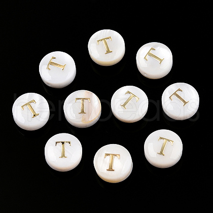 Natural Freshwater Shell Beads SHEL-N036-01T-1