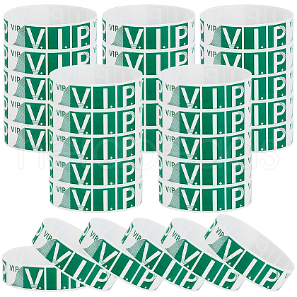 CREATCABIN 100Pcs Paper Disposable Wristbands BJEW-CN0001-10C-1