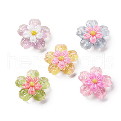 Opaque Resin Cabochons X-RESI-R455-01L-1