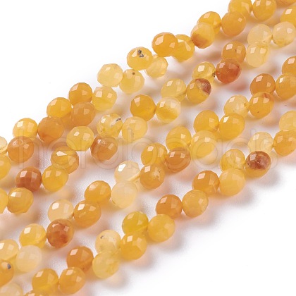 Natural Topaz Jade  Beads Strands G-H243-12-1