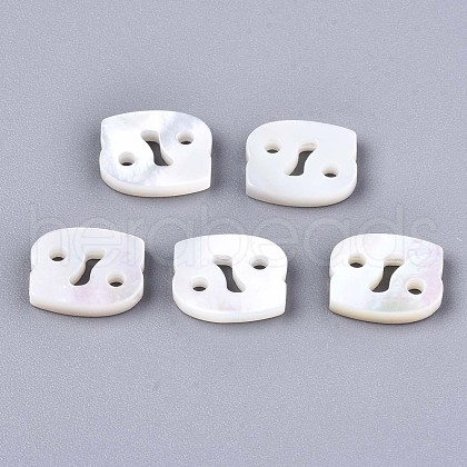 Natural White Shell Beads SSHEL-ZX004-02D-1