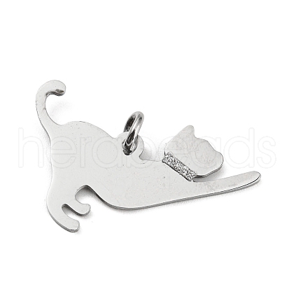 Non-Tarnish 304 Stainless Steel Pendants STAS-E205-07P-1
