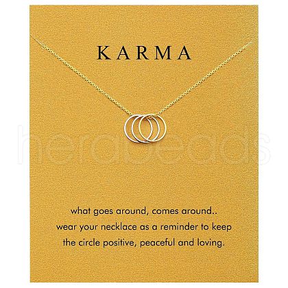Friendship Brass Pendant Necklaces FS-WGE2002-04-1