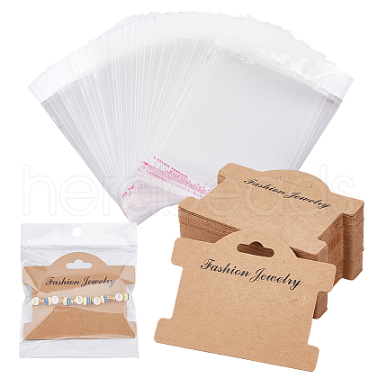 DICOSMETIC 150Pcs Cardboard Display Cards CDIS-DC0001-03-1