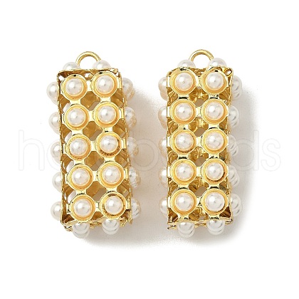 ABS Imitation Pearl Pendants KK-K293-64G-1