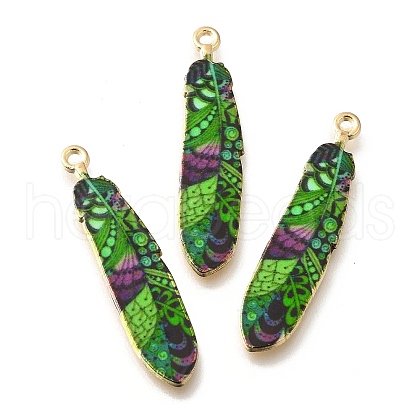 Alloy Enamel Pendants FIND-G078-34G-05-1