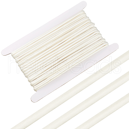 BENECREAT 10M Round Satin Tape with Cotton Cord Inside OCOR-BC0007-35C-1