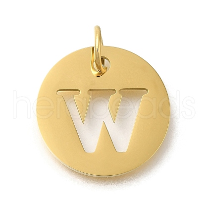 Ion Plating(IP) 304 Stainless Steel Pendants STAS-M074-01G-W-1