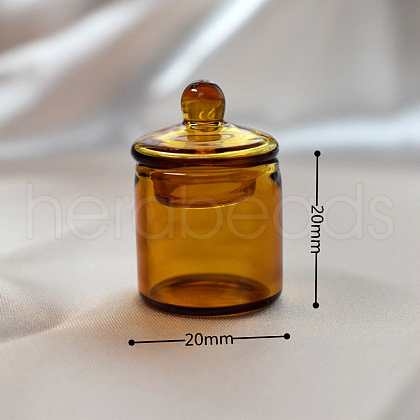 Transparent Glass Miniature Ornaments BOTT-PW0002-077A-01-1