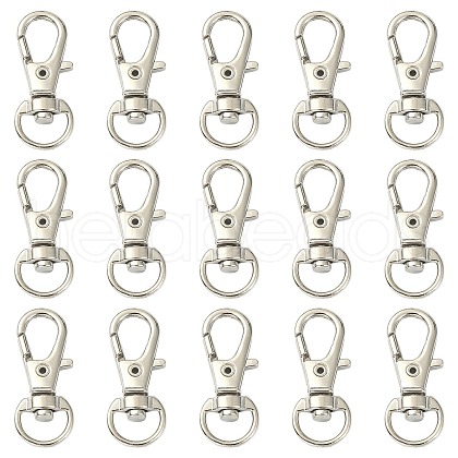 10Pcs Alloy Swivel Lobster Claw Clasps PALLOY-CJ0002-68-1