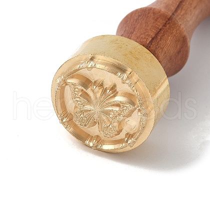 Brass Clay Seal Stamp Set DIY-WH0577-003-1
