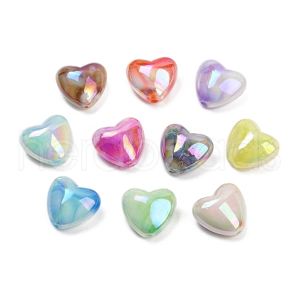 Opaque Acrylic Beads OACR-C022-16-1