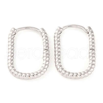 925 Sterling Silver Hoop Earrings for Women STER-U005-15P-1