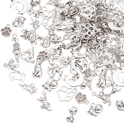 HOBBIESAY Tibetan Style Alloy Pendants FIND-HY0002-86-1