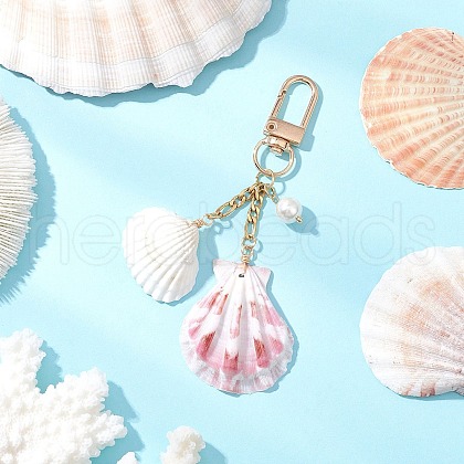 Shell Pendants Decorations HJEW-TA00341-1