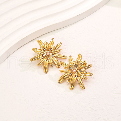 Stainless Steel Stud Earrings TJ4853-3-1