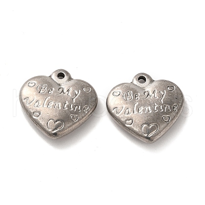 Valentine's Day 304 Stainless Steel Pendants STAS-E193-02P-1