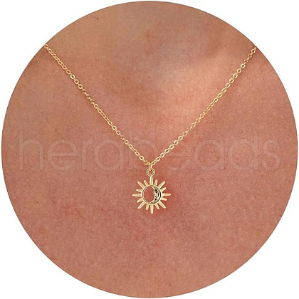 Brass Pendant Necklaces for Women FS-WG86CE9-17-1