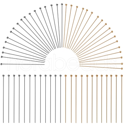 SUNNYCLUE 240Pcs 2 Styles 304 Stainless Steel Ball Head Pins STAS-SC0007-73-1