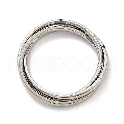 201 Stainless Steel Trinity Interlocking Ring Finger Rings FS-WG6776A-06-1