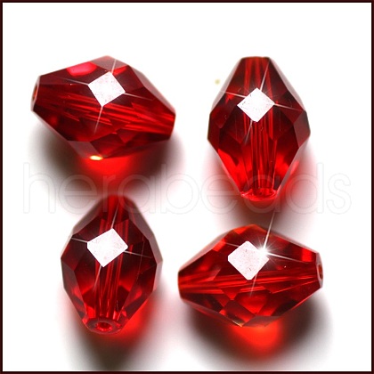 Imitation Austrian Crystal Beads SWAR-F054-9x6mm-06-1