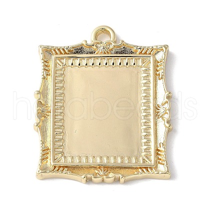 Brass Pendant Cabochon Settings KK-V005-01G-03-1