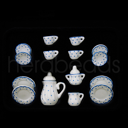 Mini Porcelain Tea Set BOTT-PW0001-213A-38-1