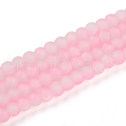 Crackle Glass Beads Strands GLAA-N009-4mm-02-1